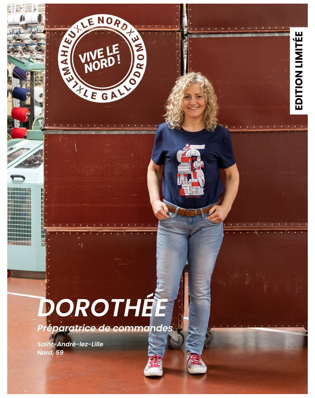 T-shirt le Gallodrome - Métropole Lilloise