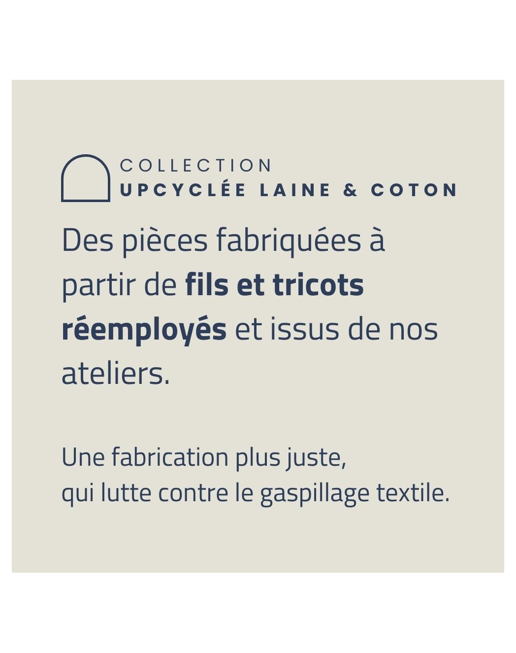 T-shirt manches longues laine et coton - Noir