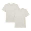 2x T-shirts  Lin - Ecru - Homme