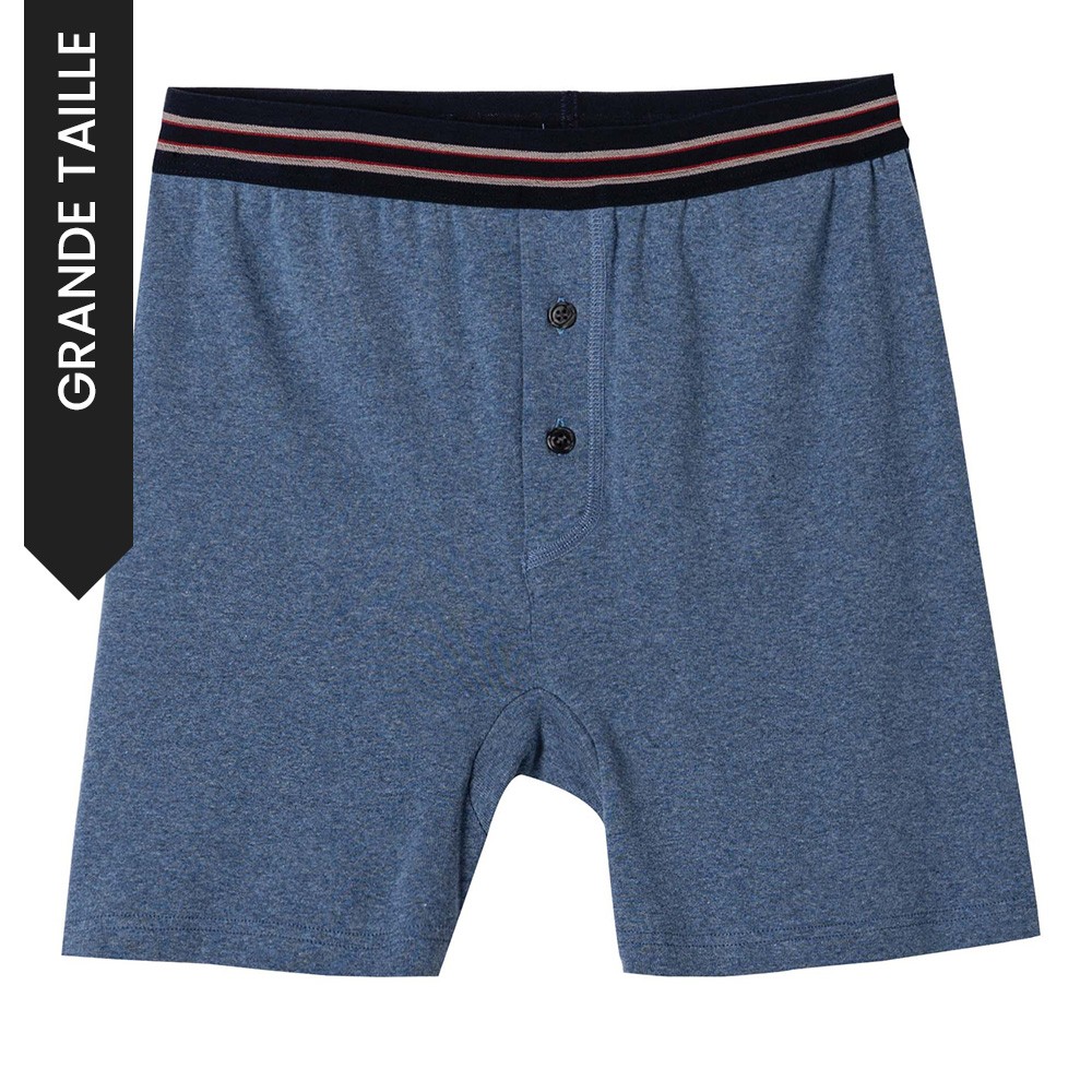 boxer long homme coton