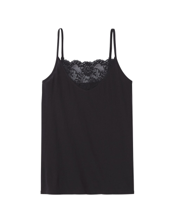 Caraco avec incrustation dentelle Made in France | Lemahieu