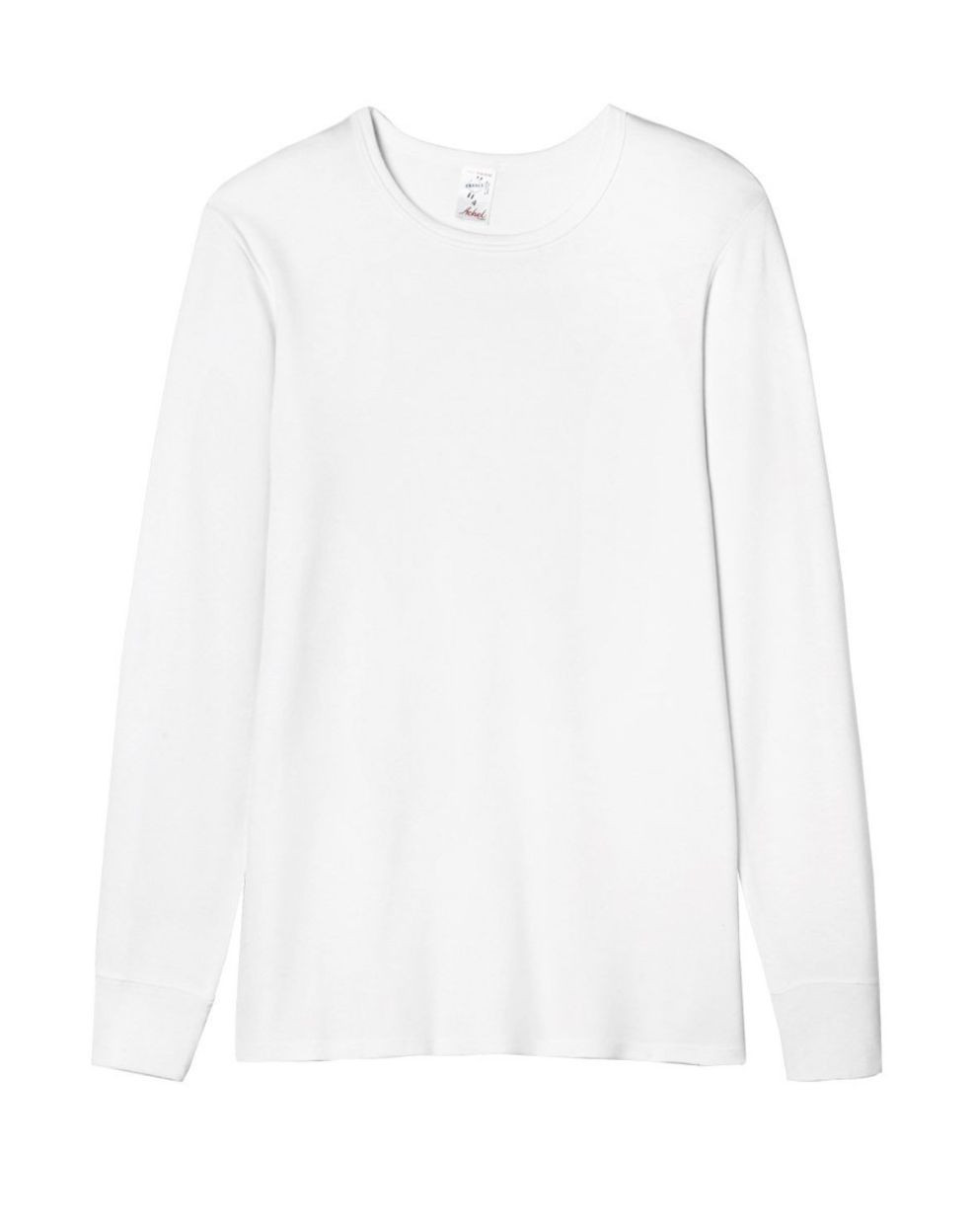 Tee shirt manche longue blanc homme on sale