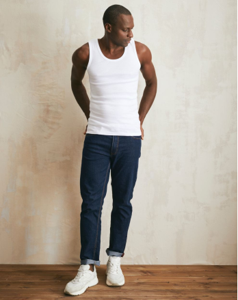 Debardeur Marcel Tee Shirt Sans Manches Homme Made In France Lemahieu