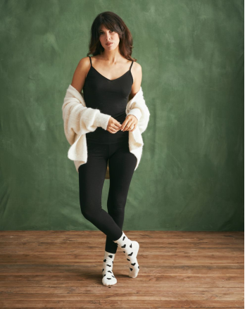 Leggings Coton Bio Made In France Femme Lemahieu