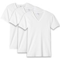 Lot de 3 T-Shirts seconde peau - Col V - Blanc