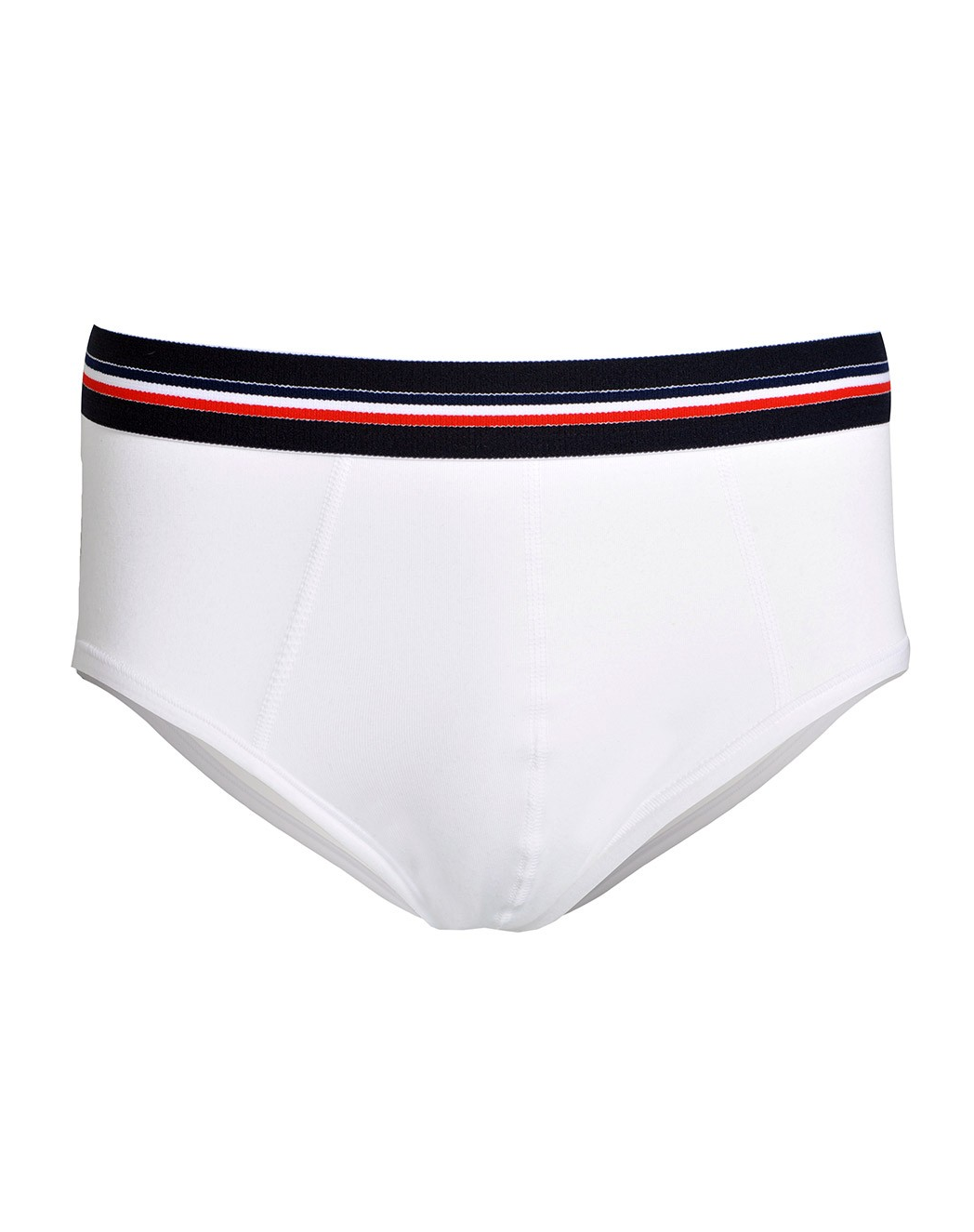 Slip Homme Le tricolore Blanc Made in France Lemahieu
