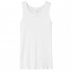 Débardeur femme blanc - Tee shirt sans manche 100% Coton | Lemahieu