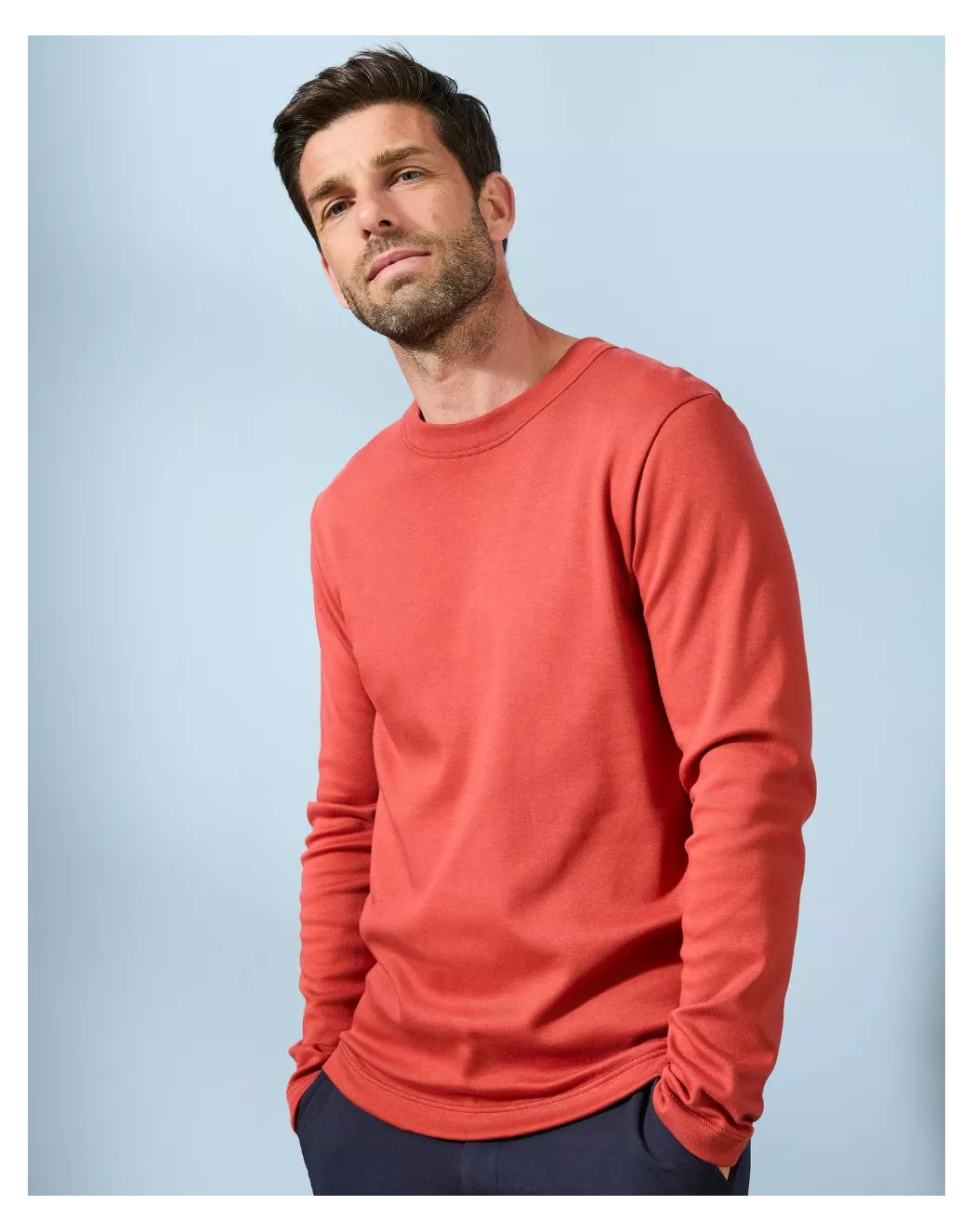 T-shirts manches longues coton épais  - Made in France | Lemahieu