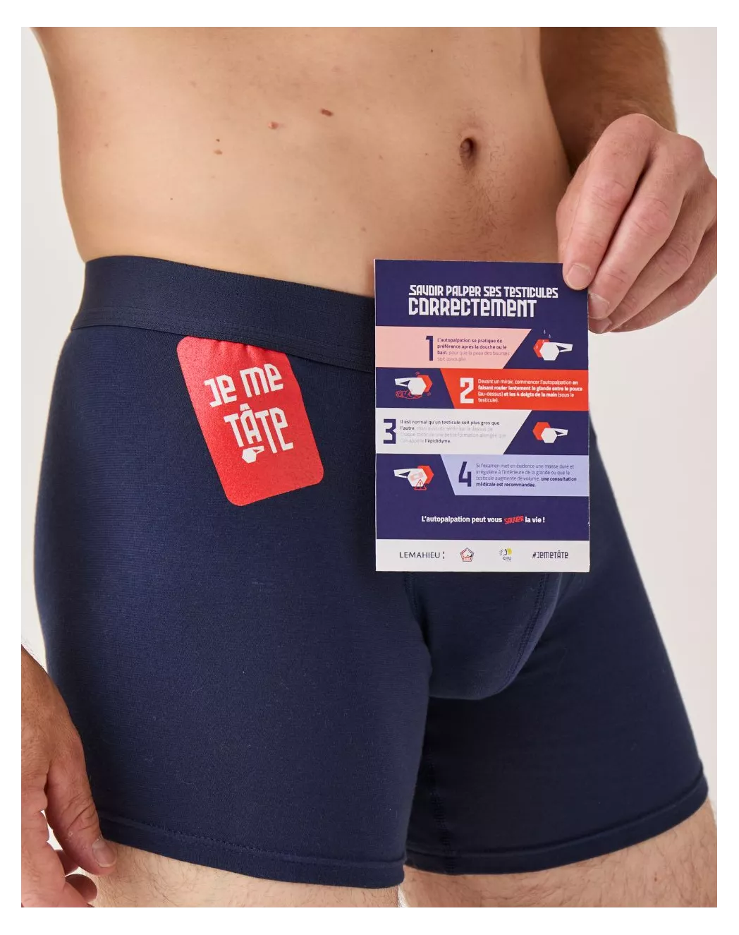 Boxer homme made in France et coton bio | Lemahieu x Movember