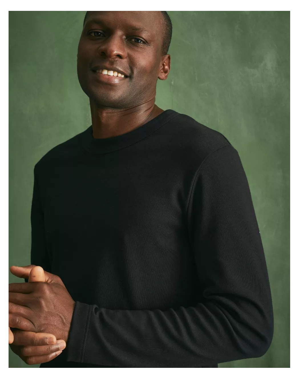 3x T-shirt épais ML en Coton Bio - Aubergine - Noir - Gris