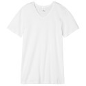 T Shirt Thermique Homme Blanc Col V - Ultra Chaud