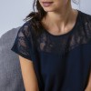 Tee-shirt poudre en dentelle Femme | Lemahieu