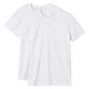 Lot 2 T Shirts Thermiques Homme Blanc