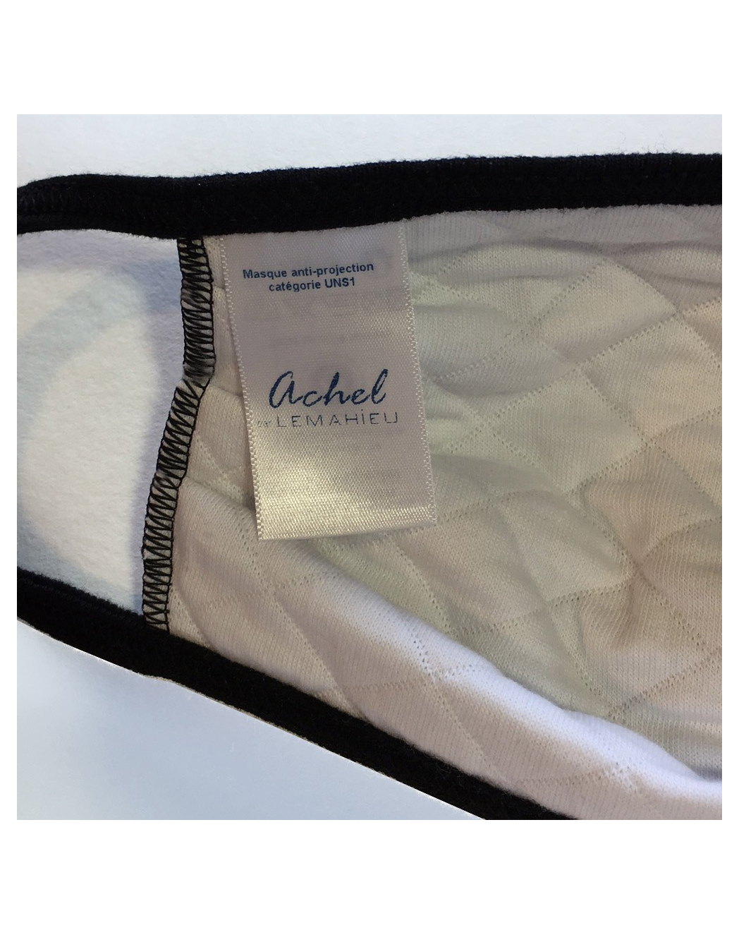 Masque coton bio - Adulte - Blanc | Lemahieu