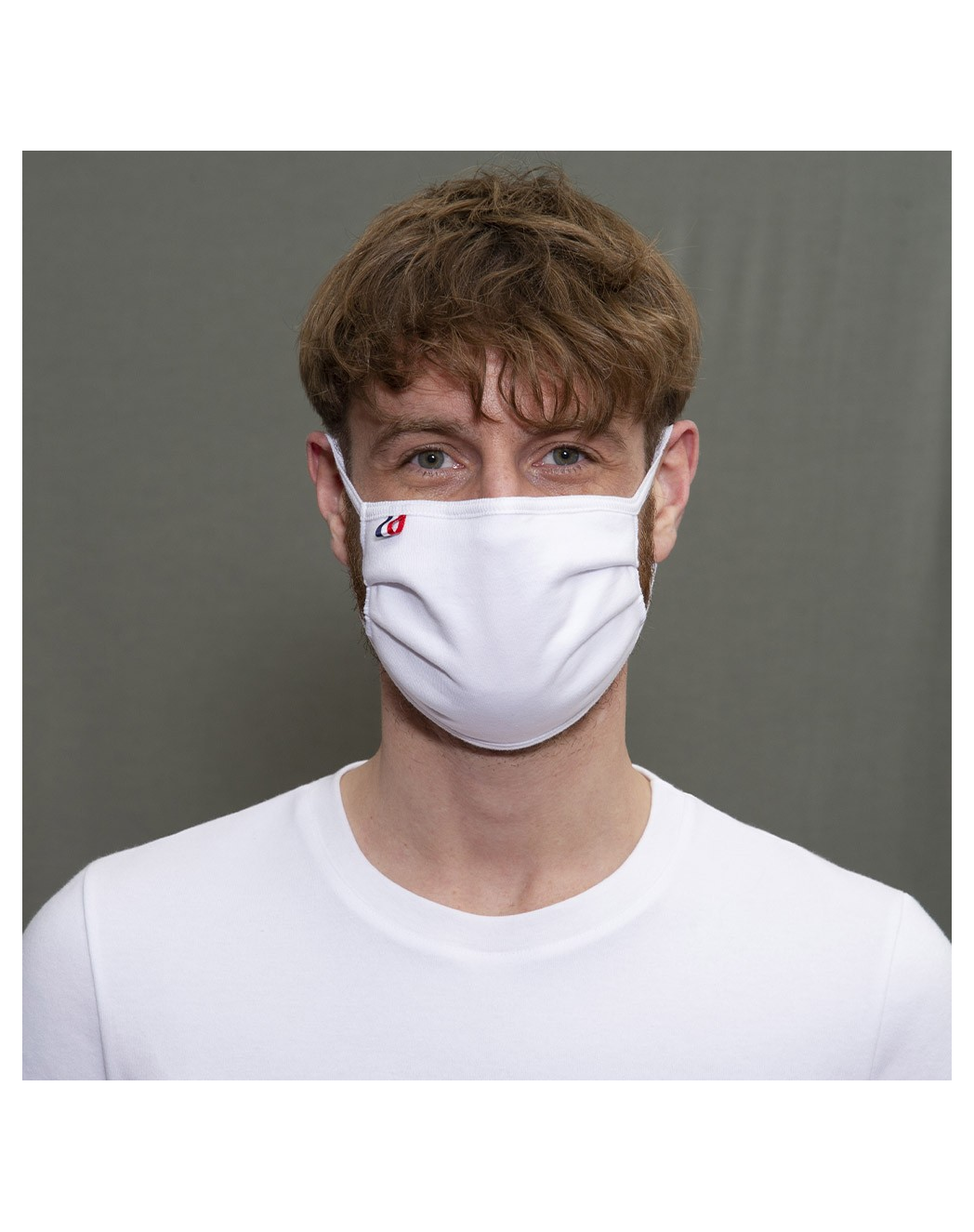 Masque coton bio - Adulte - Blanc | Lemahieu