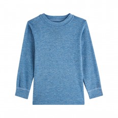 T-shirt thermique manches longues - Enfant - Bleu