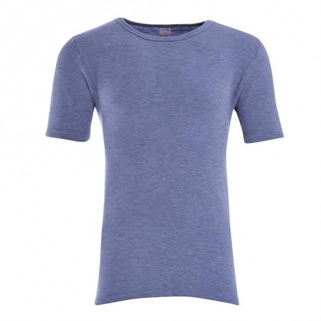 T-shirt Thermique Homme - Bleu jean