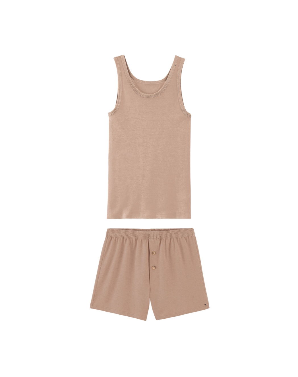Pyjama Débardeur et Caleçon court - Seigle