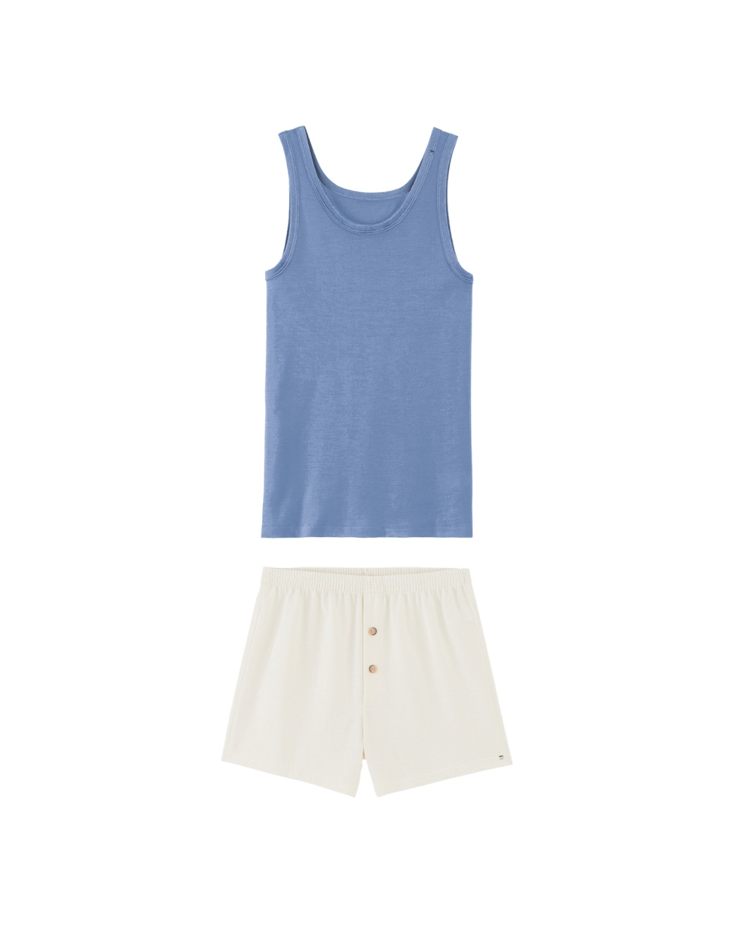 Pyjama Débardeur et Caleçon court - Océan et Naturel