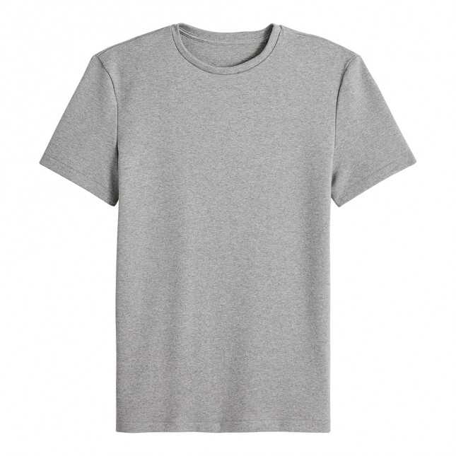 T-shirt épais en coton bio - Gris