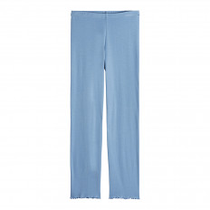 Pantalon ample bleu - Homewear - Made in France | Lemahieu
