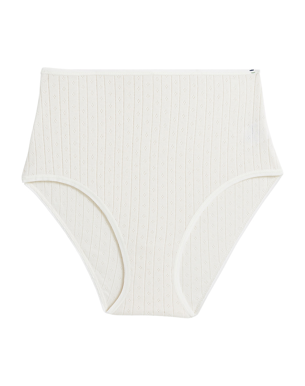 Culotte taille haute Pointel - Blanc