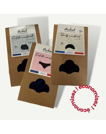 Pack Menstruel Sérénité - Noir