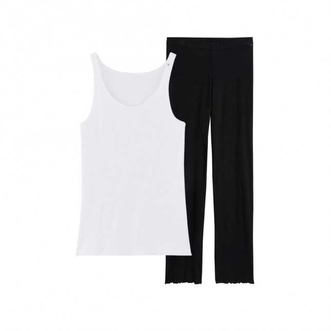 Pantalon ample noir - Homewear - Made in France | Lemahieu