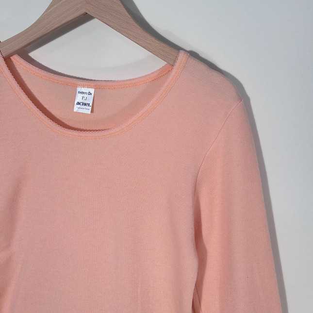 T-shirt manches longues rose 