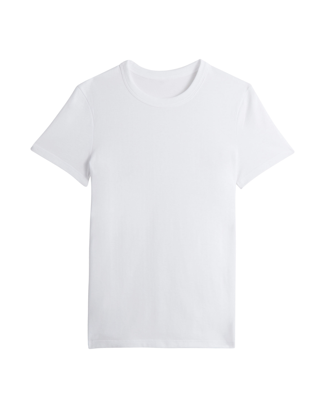 T-shirt blanc 100 % coton blanc homme