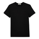 T-shirt col rond coton bio - Noir