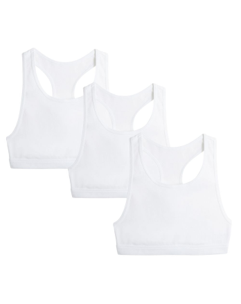 Lot de 3 Brassières dos nageur - Blanc