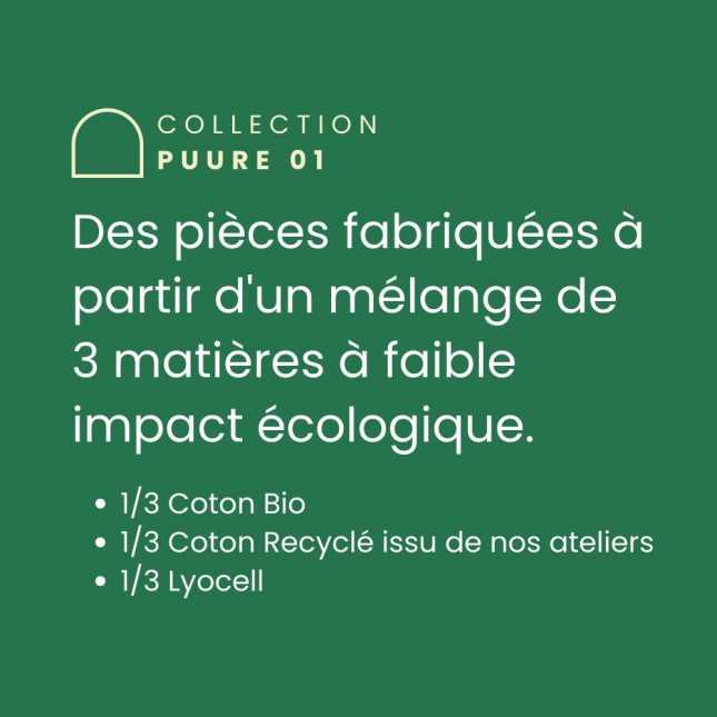 Lot de T-shirts recyclés Made in France - Unisexe | Achel par Lemahieu