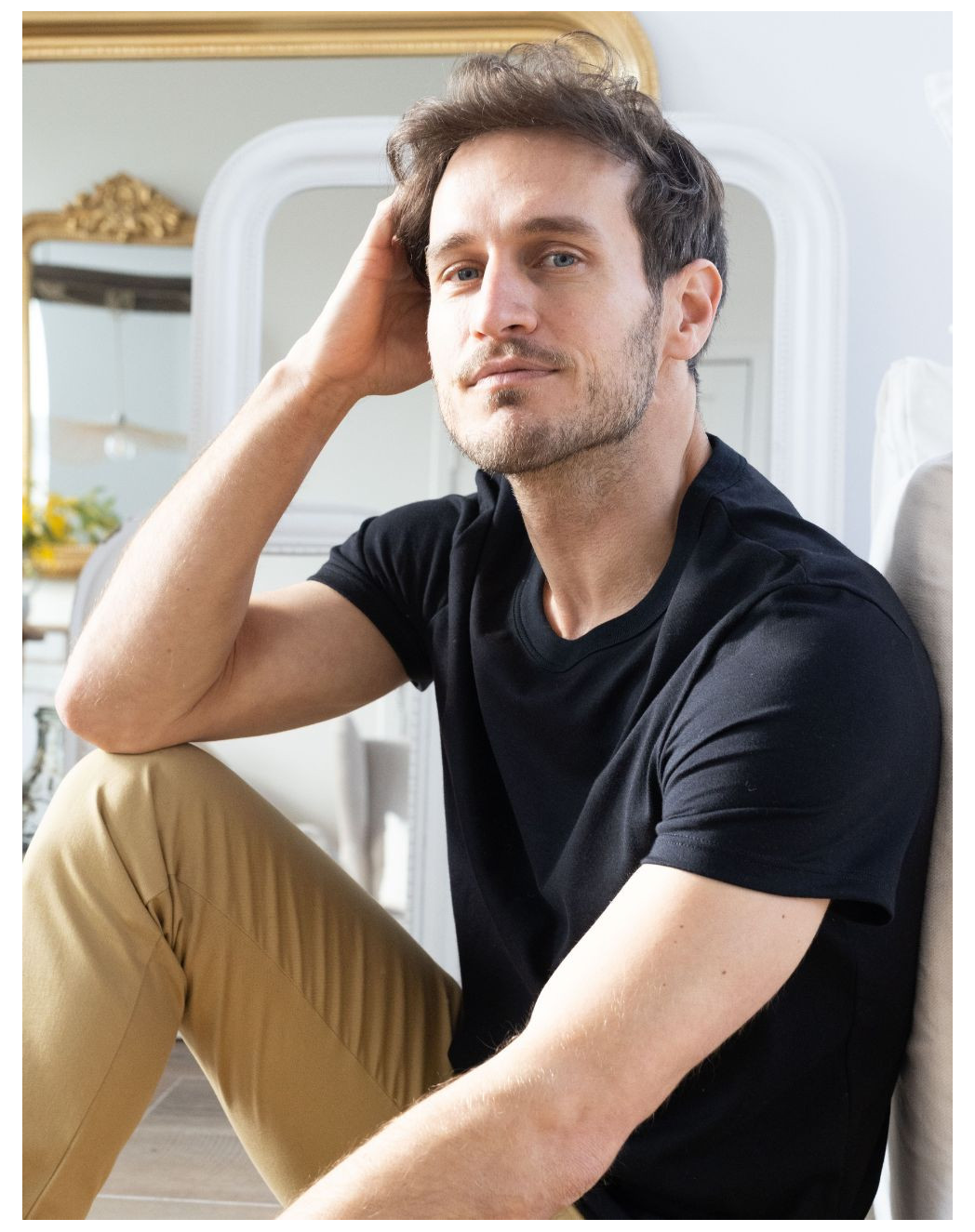 T-shirt homme coton bio - Noir