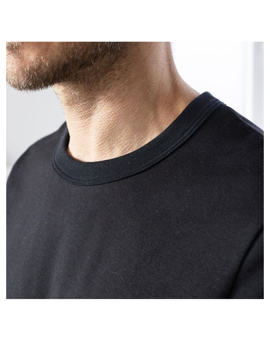 T-shirt homme coton bio - Noir