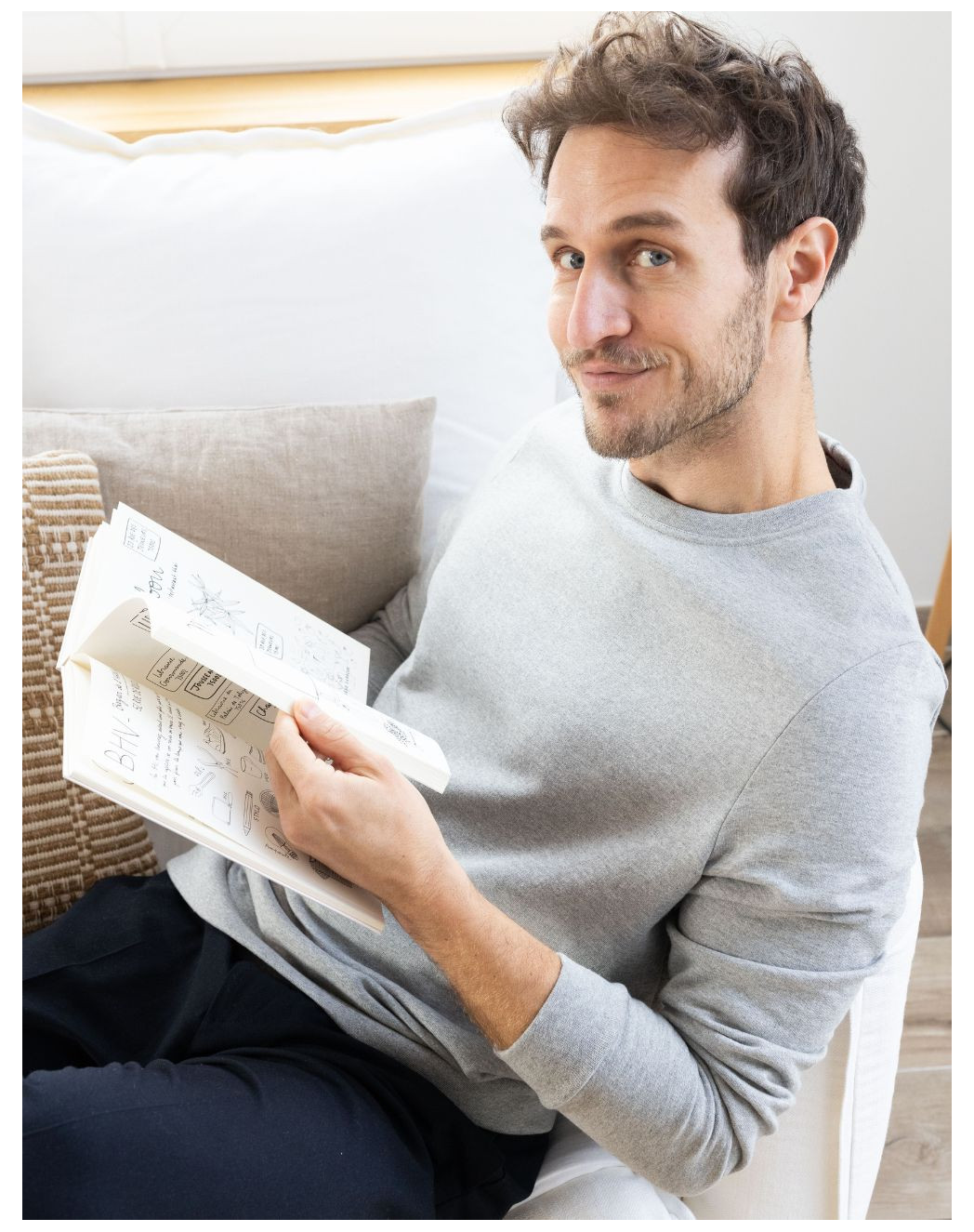Sweat coton Bio - Mixte - Gris