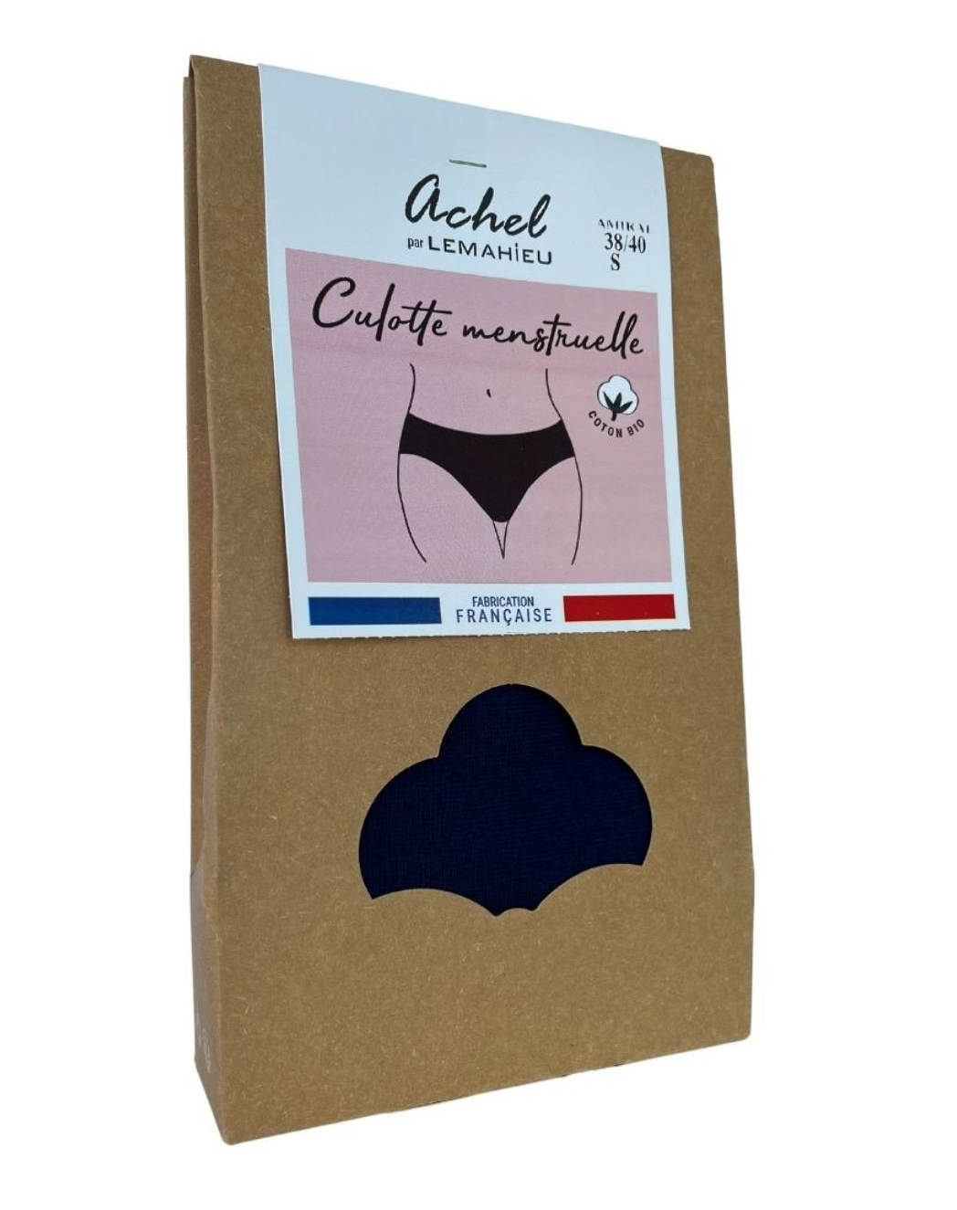 RESSOURCE - Culotte menstruelle Bio - L'Ado - Marine| Lemahieu