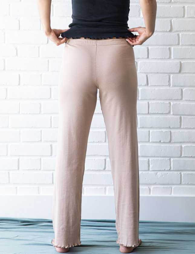 Pantalon ample noir - Homewear - Made in France | Lemahieu
