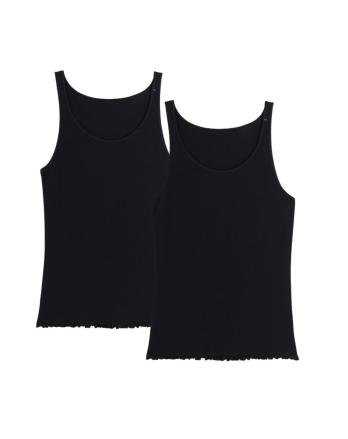 Lot de 2 Débardeurs coton Bio - Rose