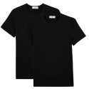 2x T-shirts en Coton BIO - Noir - Homme