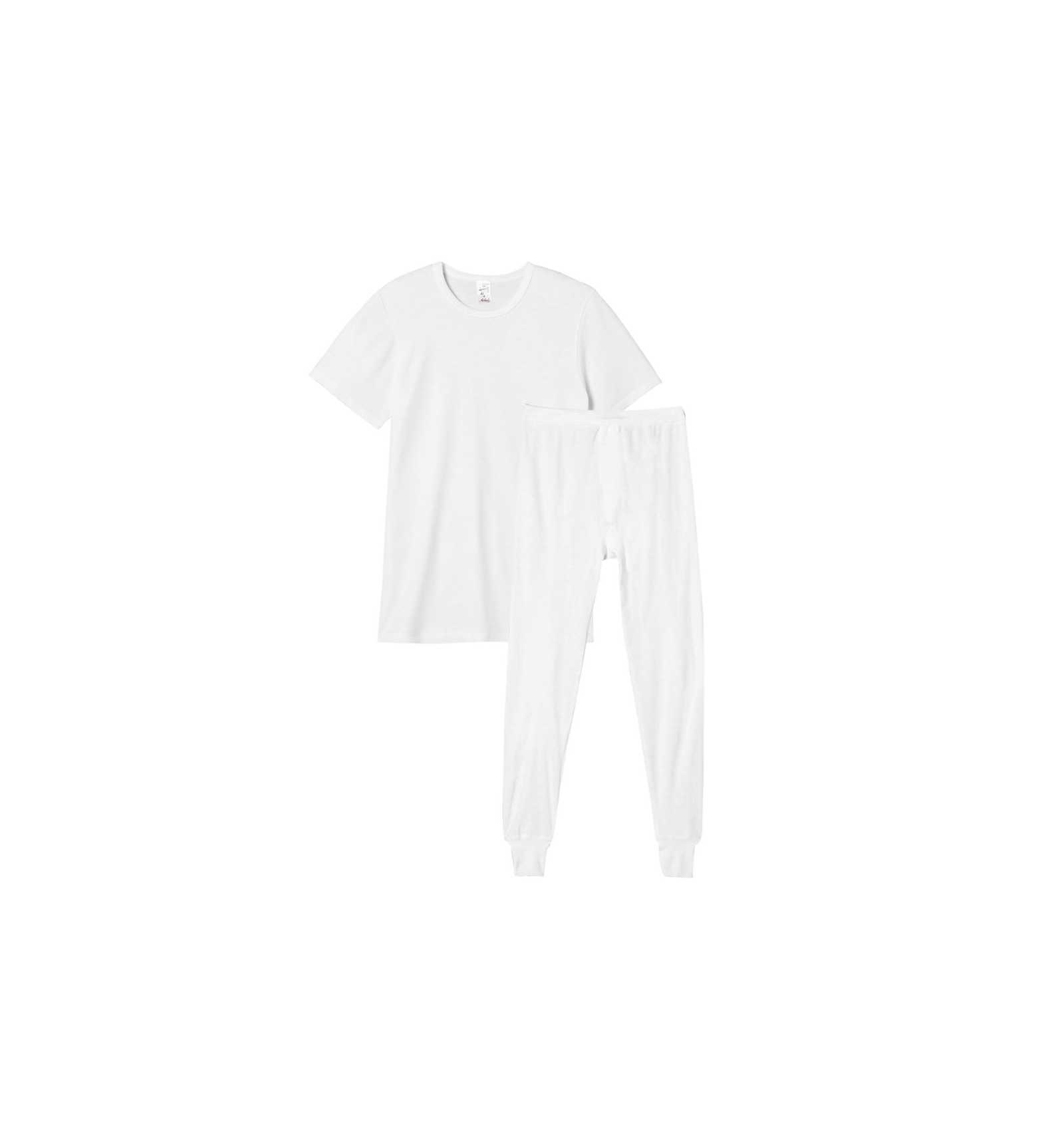 T-shirt Thermique Femme - Manches Longues - Blanc - Achel par Lemahieu -  Marques de France
