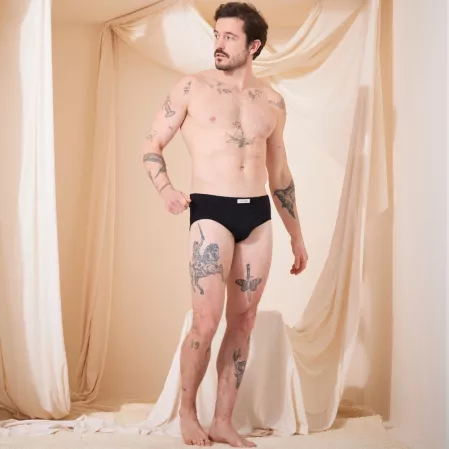 Slip Made in France : en Coton Bio, Uni, à Rayures | Lemahieu