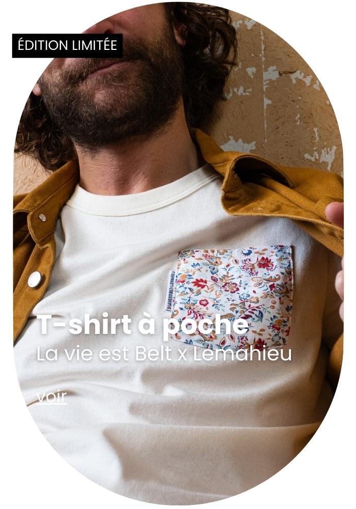 Le t-shirt manches courtes coton bio