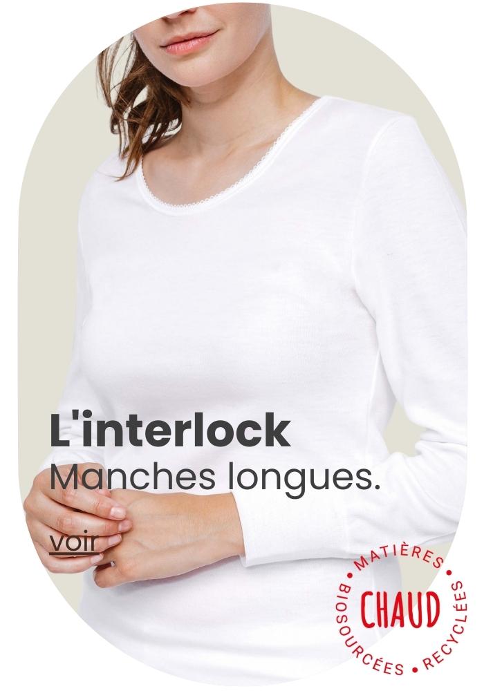 t-shirt interlock chaud made in france