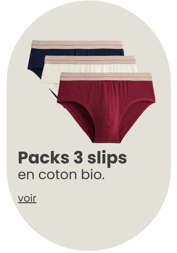 Lot de 2 slips, Made in France
