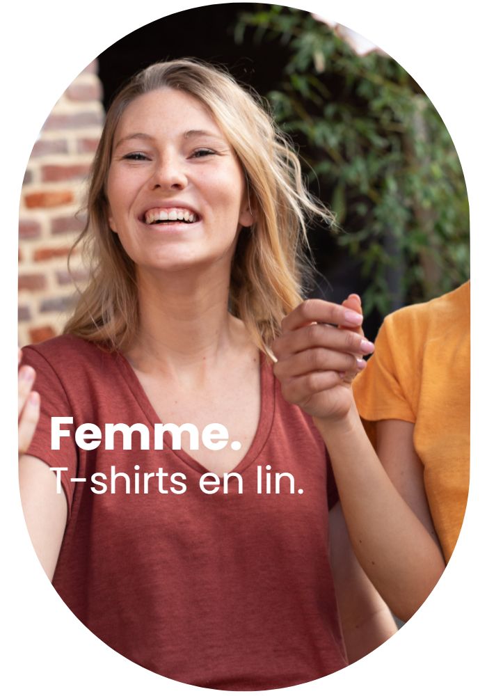 t-shirt en lin français Lemahieu