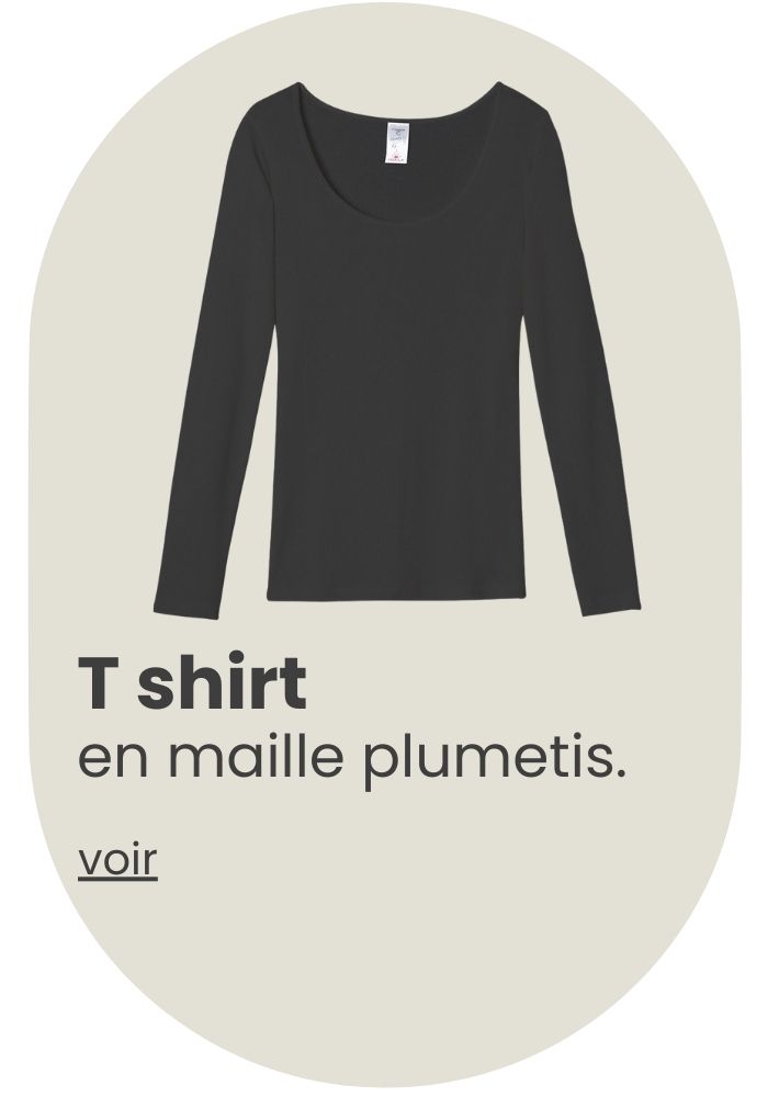 Lot de t-shirts pour femme col rond manches longues