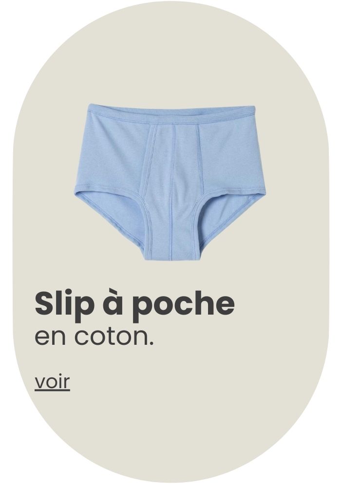 slip à poche, Made in France