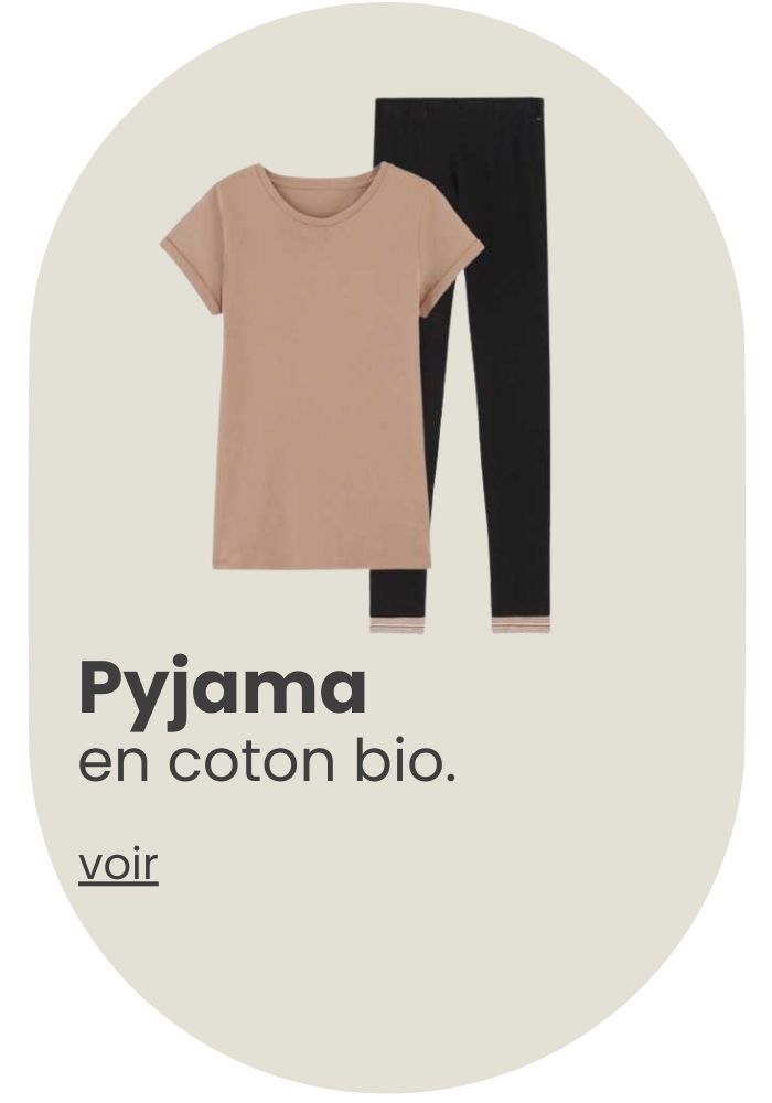 Pyjama T shirt et legging, Made in france