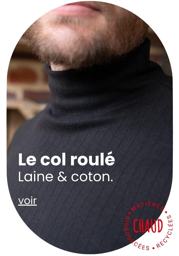 Col roulé homme Made in France Lemahieu